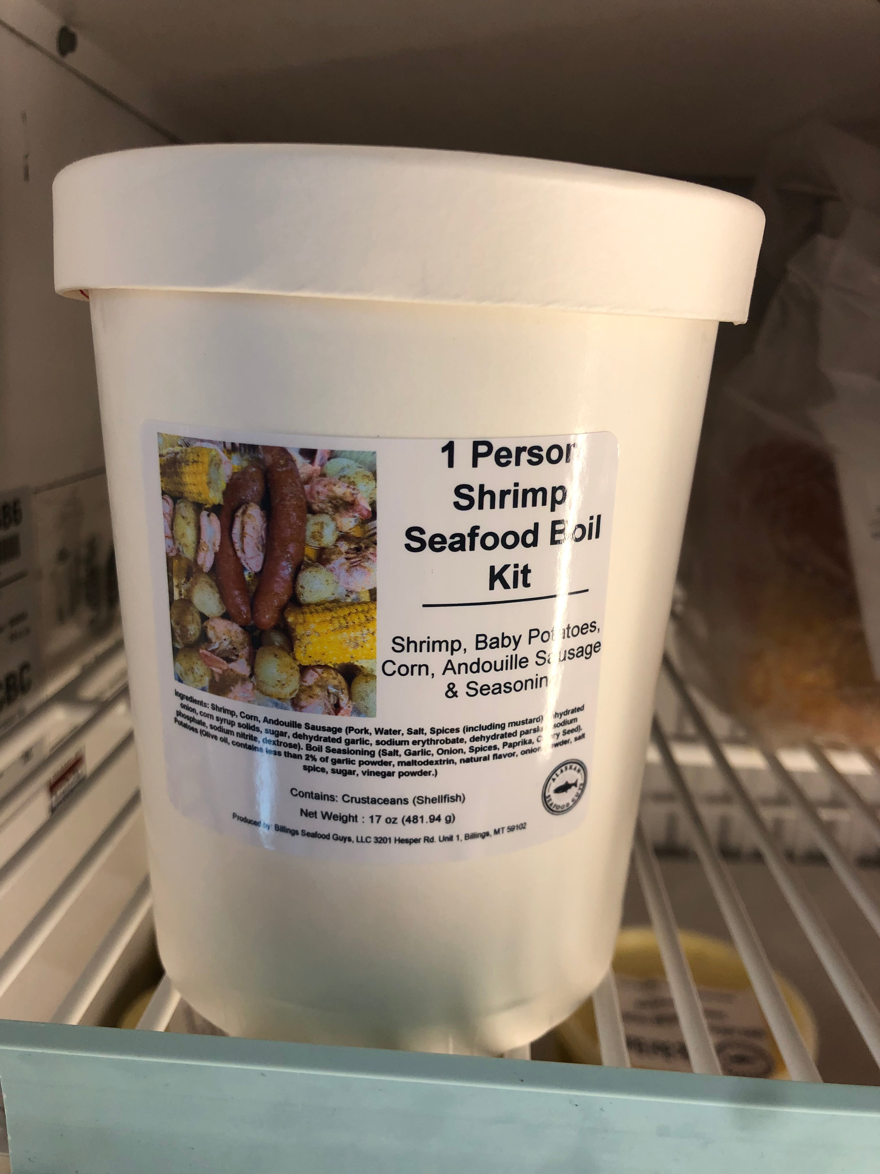 1 Person Shrimp Seafood Boil Kit (IN STORE PICKUP)