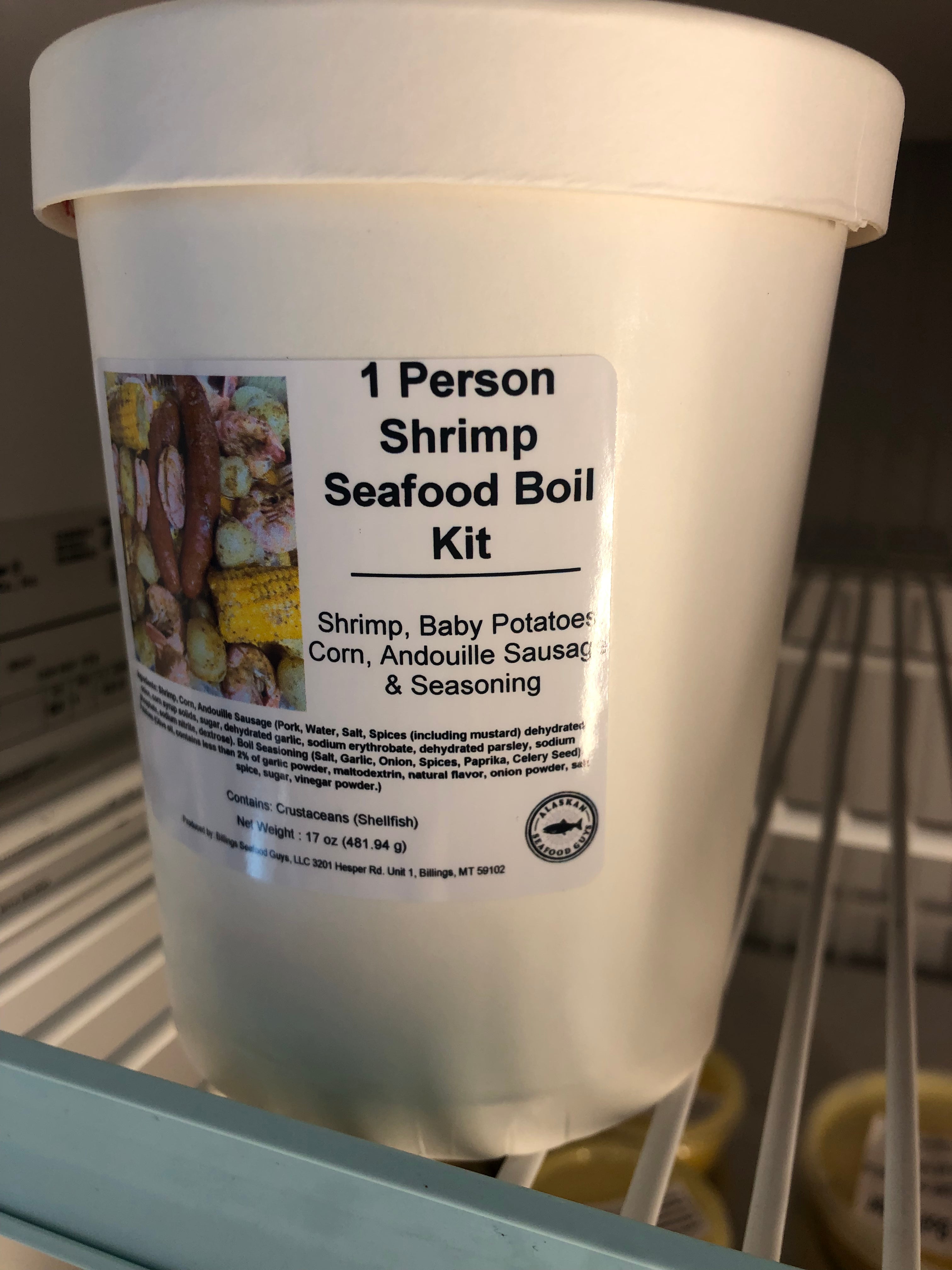 1 Person Shrimp Seafood Boil Kit (IN STORE PICKUP)