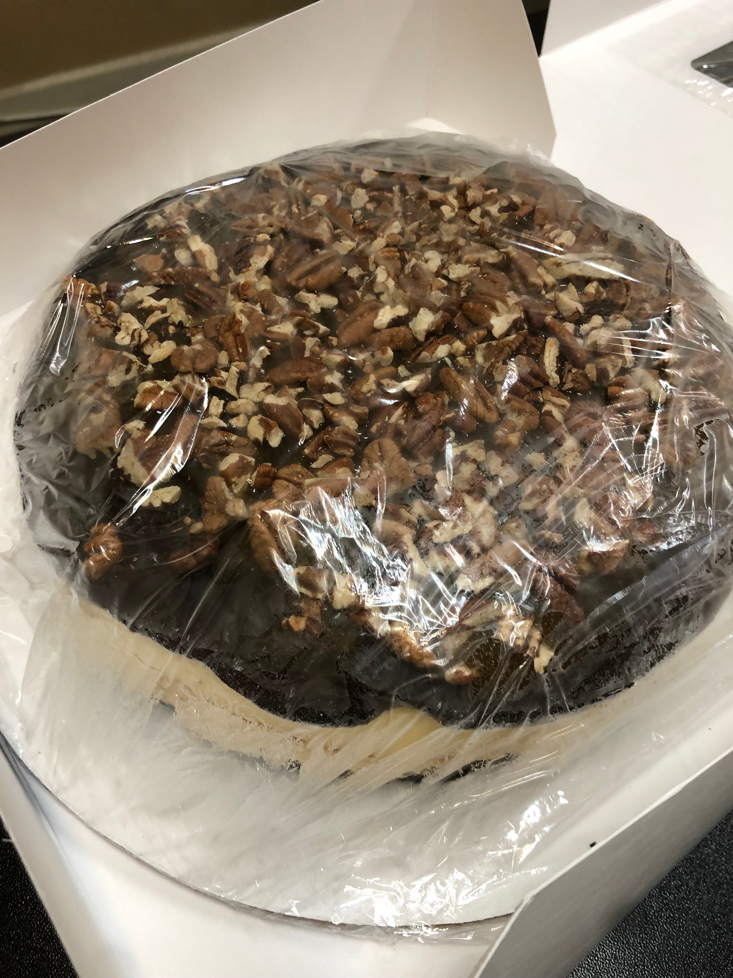 Feeds 8 - Chocolate Caramel Pecan Cheesecake