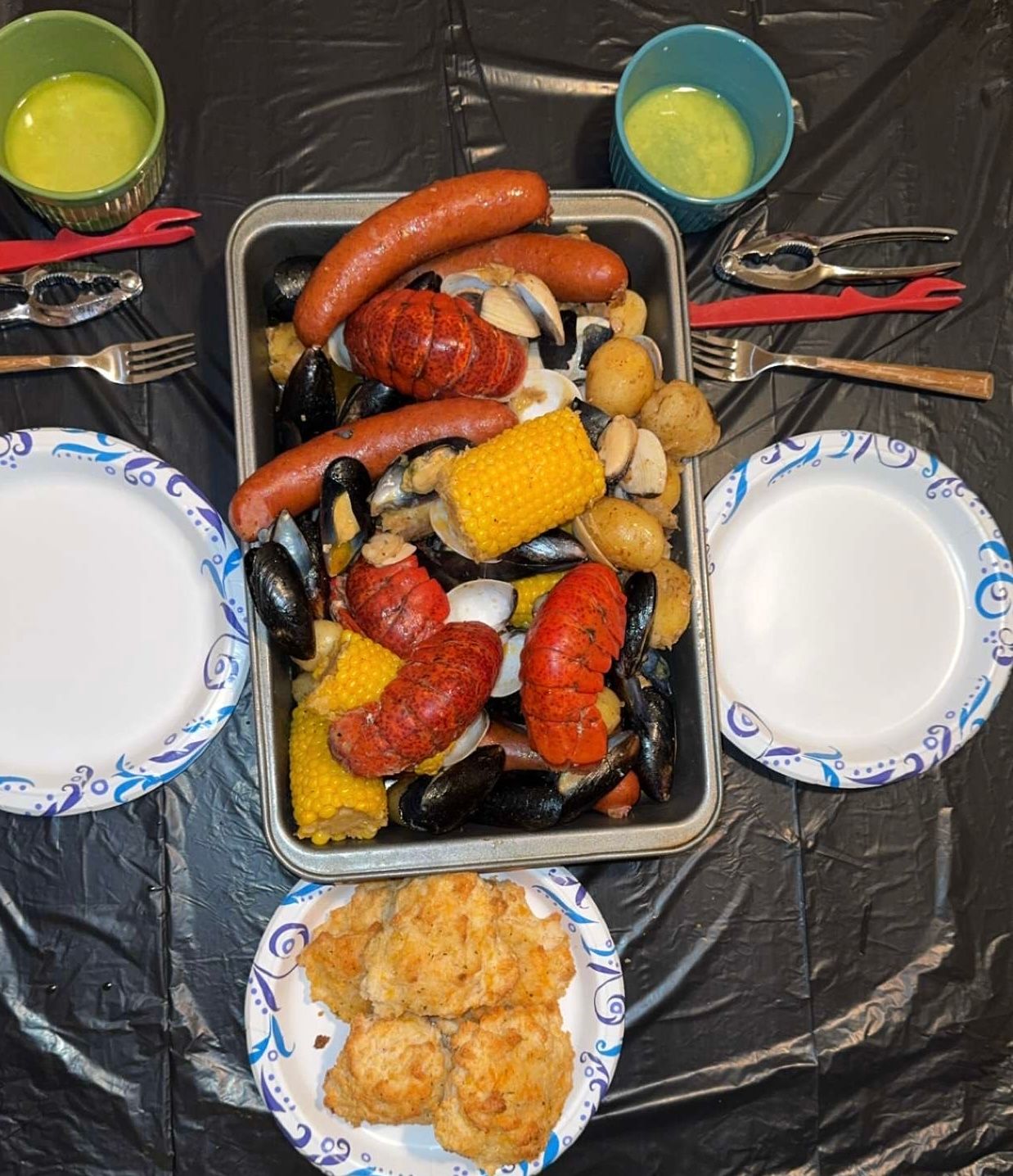 5 Person Lobster Clam Bake Seafood Boil Kit (Lobster, Clams, & Mussels) [$70 OFF]